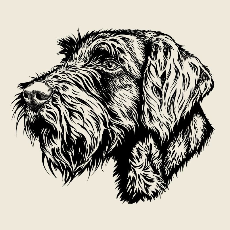 Drahthaar-Portrait