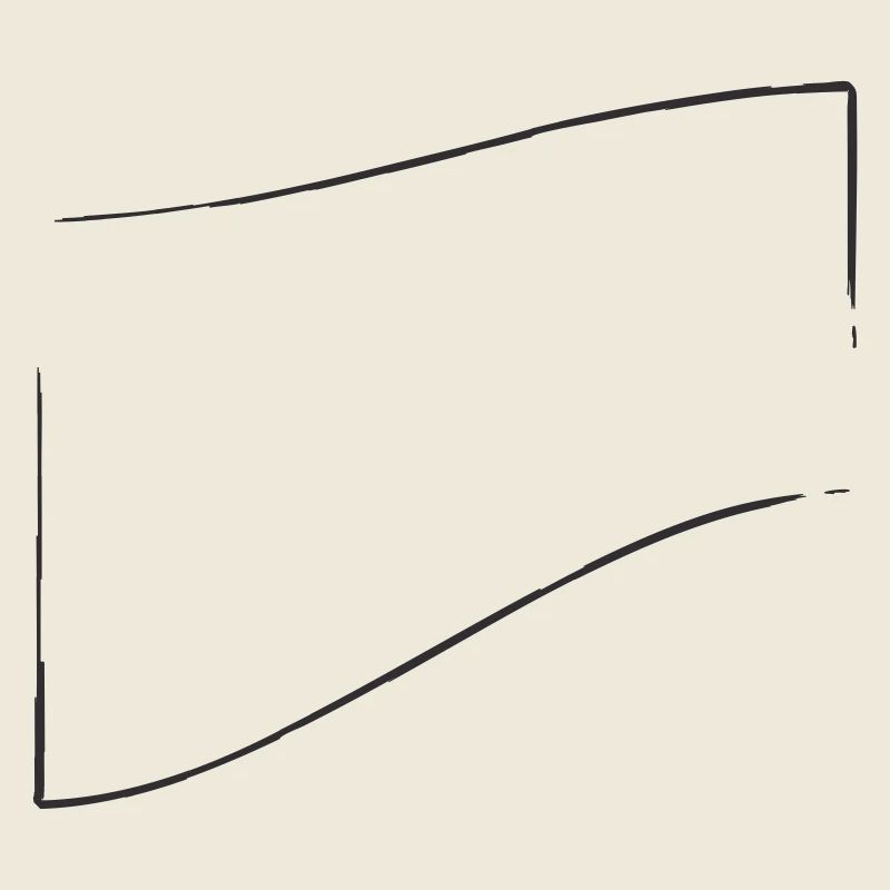 openFrame aufwärts gebogen | Vectorgraphic