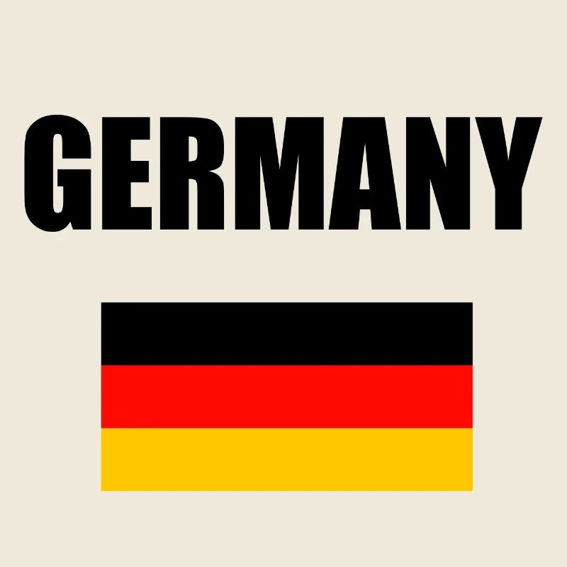 Germany with flag design