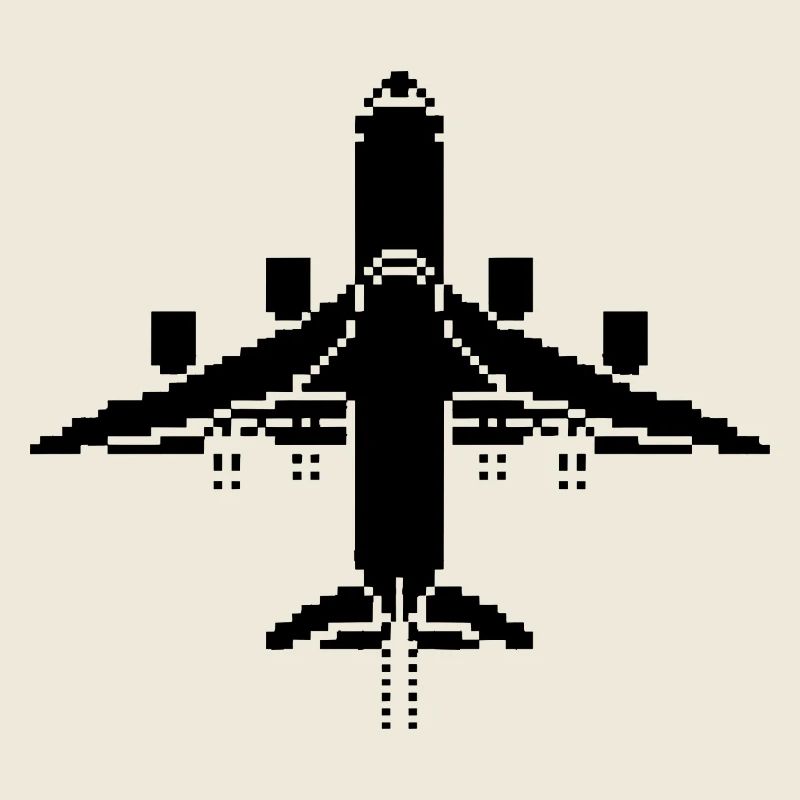 Avion Pixel Art