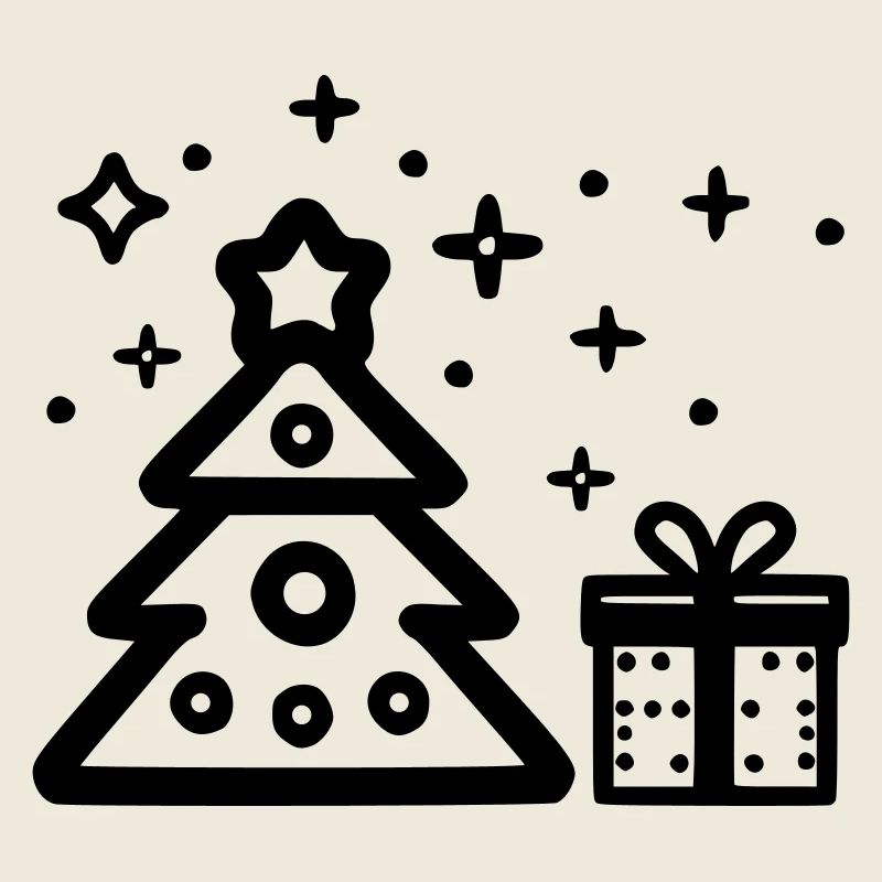 Klassischer Weihnachtsbaum