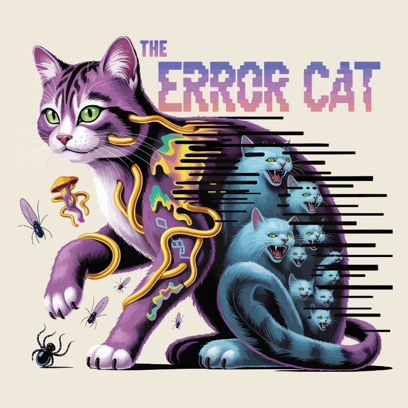 Die irrende Katze Digitale Kunst