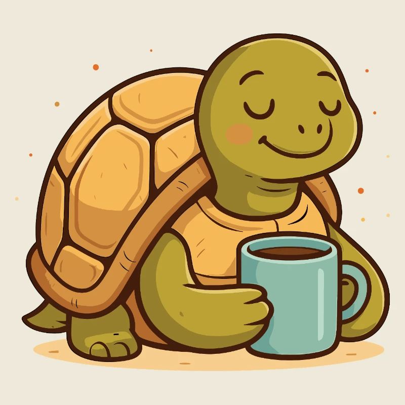 Kaffee-Turtel im Morgenlicht