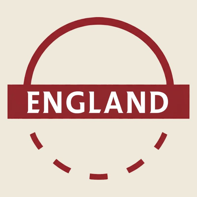 Rundes Abzeichen mit englischem Emblem