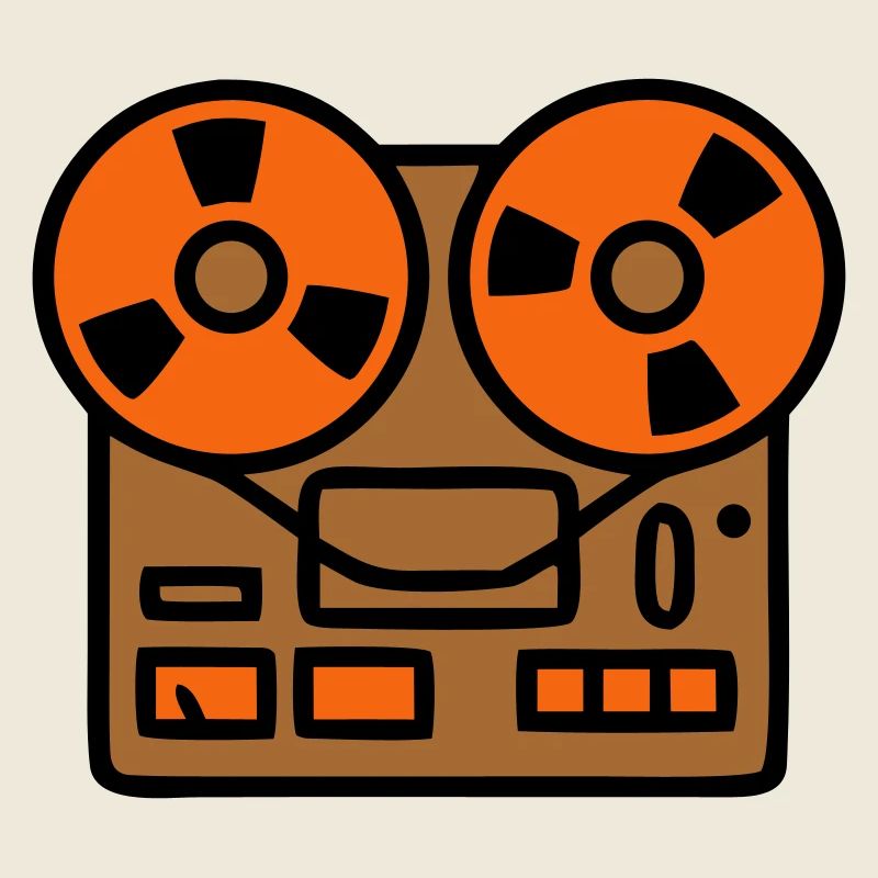 Audio Podcast Studio tape recorder