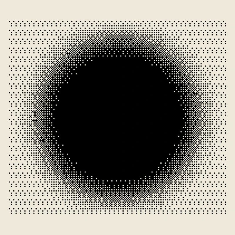 Design des points de soleil noirs