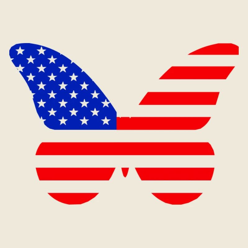 Aile Americaine à rayures