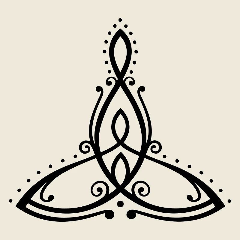 Celtic symbol, mother with two children.