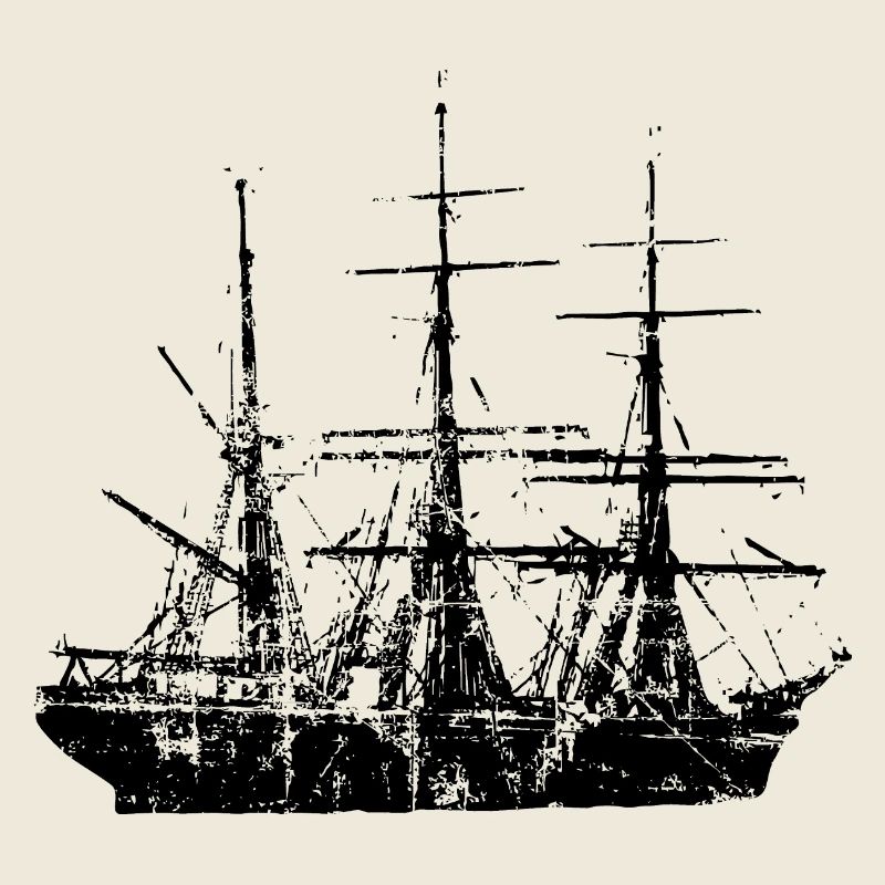 Sailing Ship Sailing Design Vintage (FR)