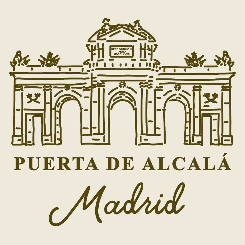 Puerta de Alcalá, Madrid, Spanien