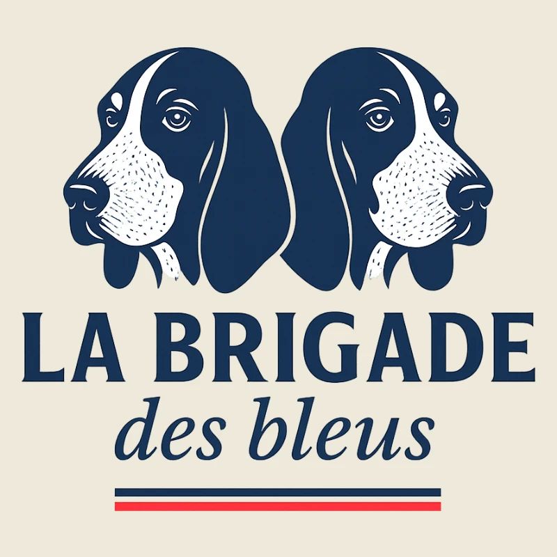 Blaue Hunde der Gascogne