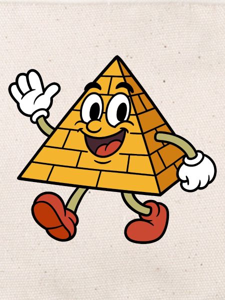Talking wacky pyramid