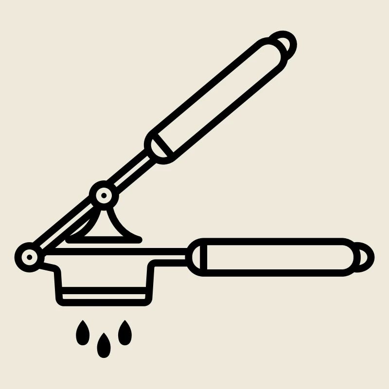 Garlic press or spaetzle press