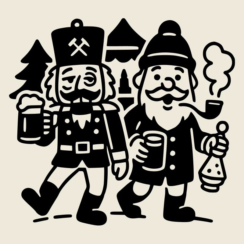 Équipe de Vin Chaud Coup de Noël Casse-Noisette