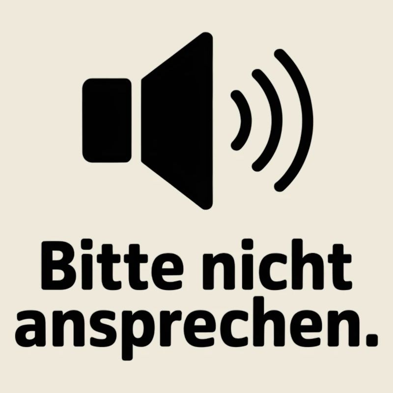 Bitte nicht ansprechen Meme T-Shirt