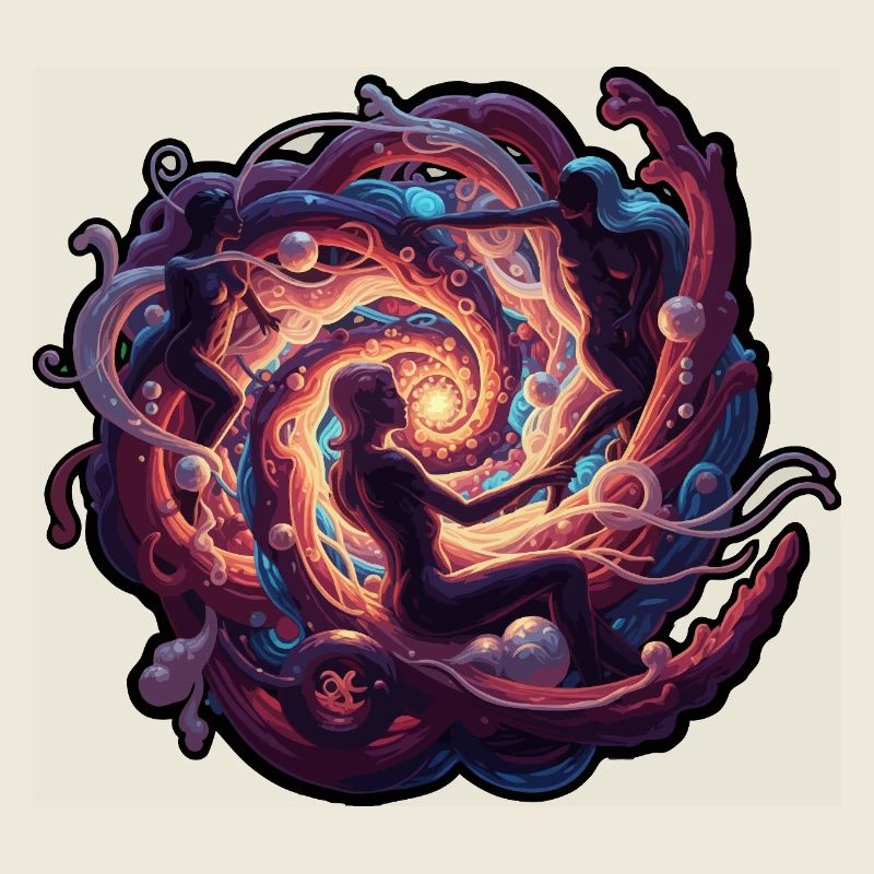 Dancing Cosmic Vortex