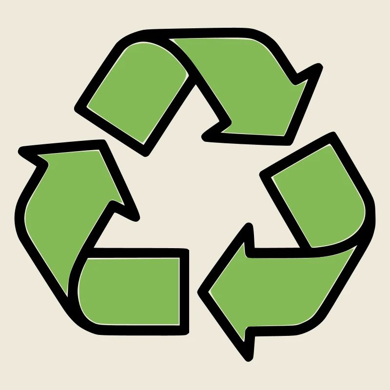 Recycling Sign Outline
