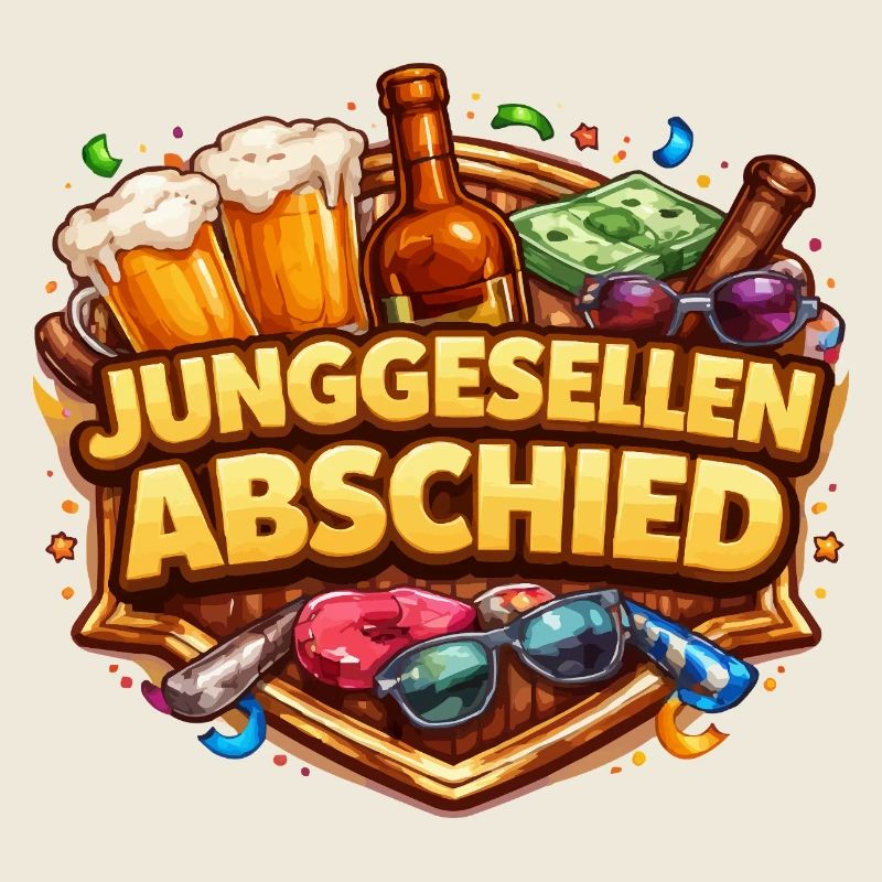 Junggesellenabschied Feierdesign