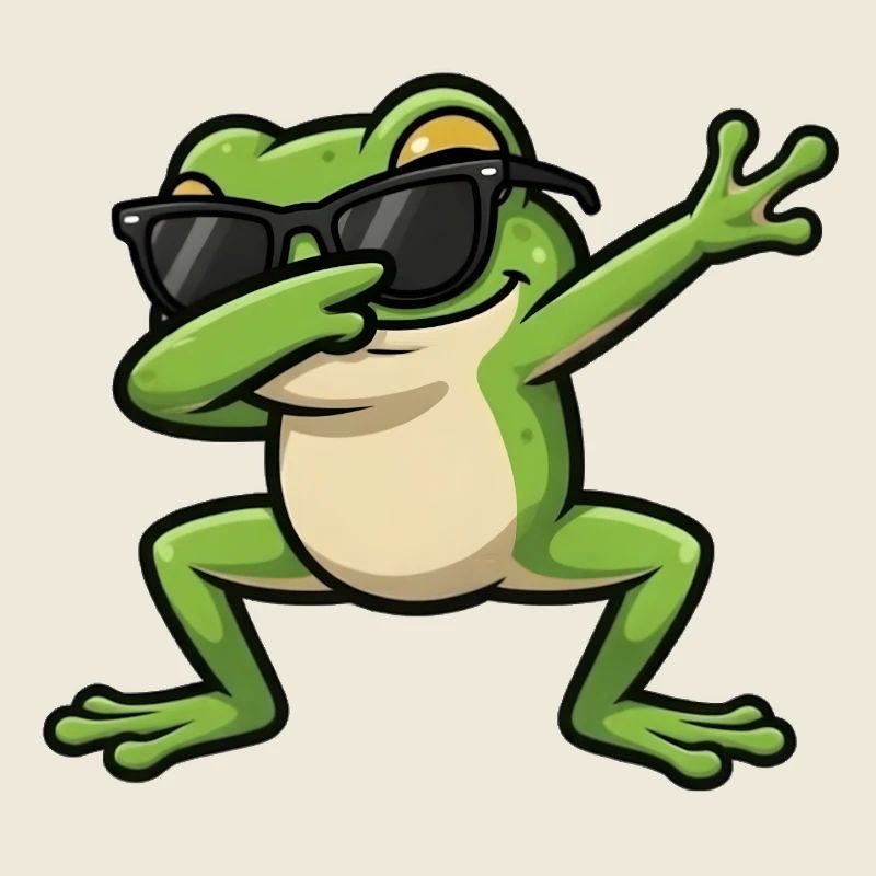 Grenouille à tamponner