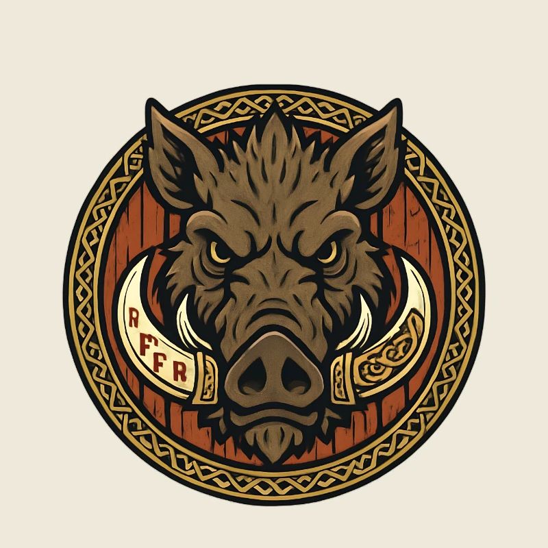 Viking Boar Emblem