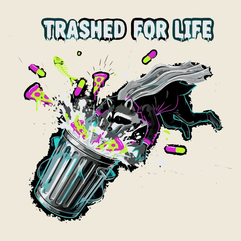 Trashed for Life Waschbär