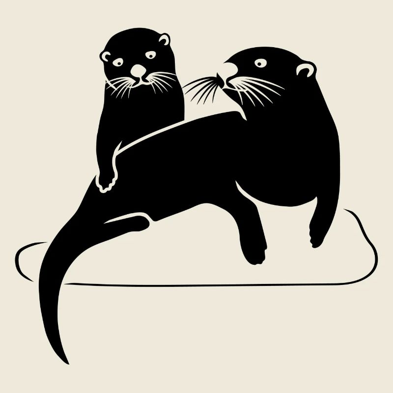 otter beaver fish sea lake river