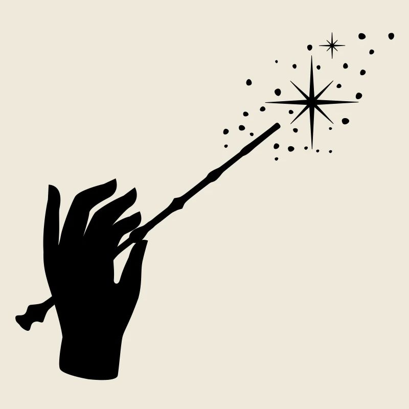 Baguette, Magicien, Magie, Main