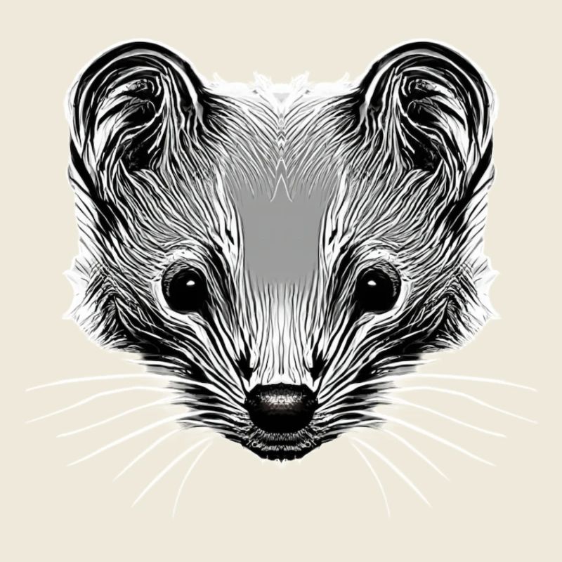 STYLIZED MARTEN HEAD