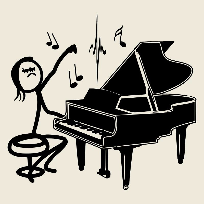 Stickmen pianiste