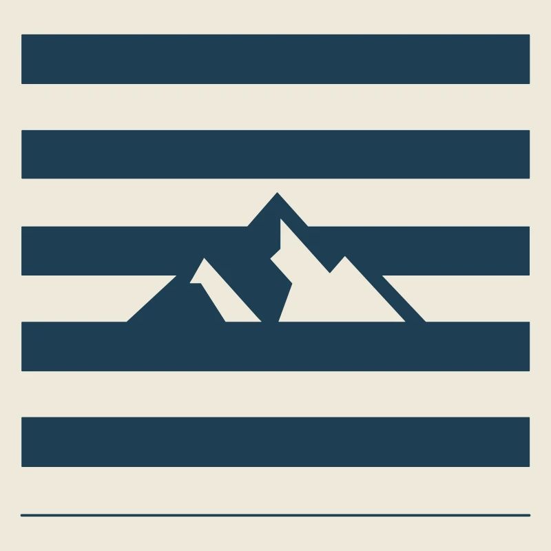 Minimalist mountain design – nature meets style