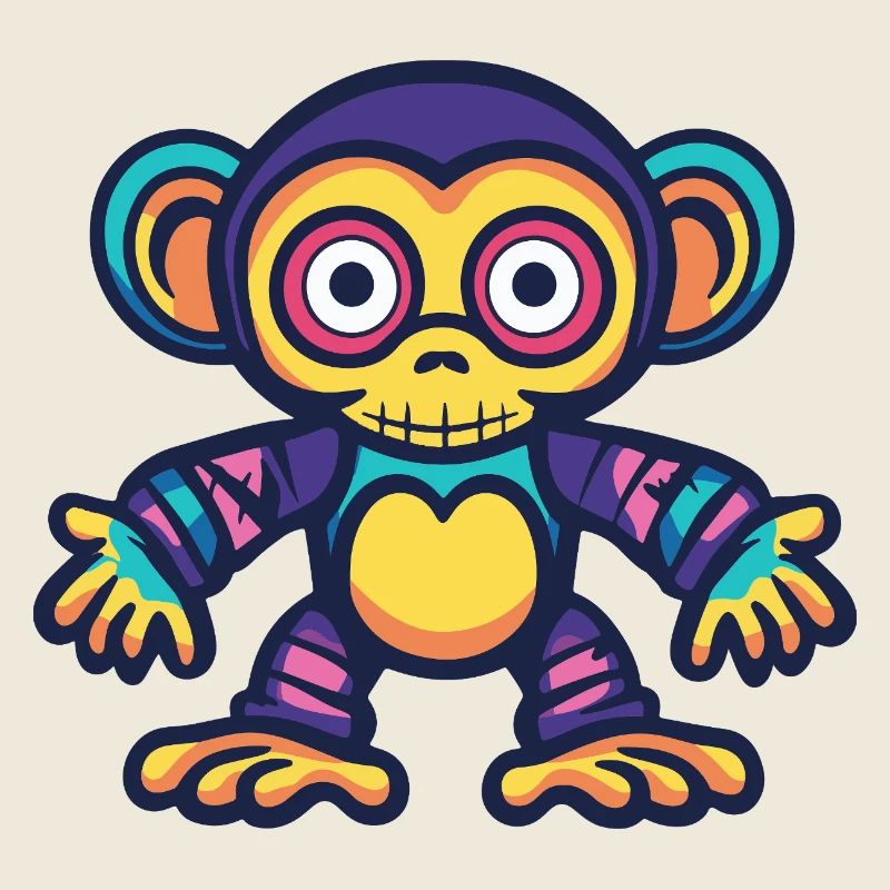 Monkey Halloween Zombie