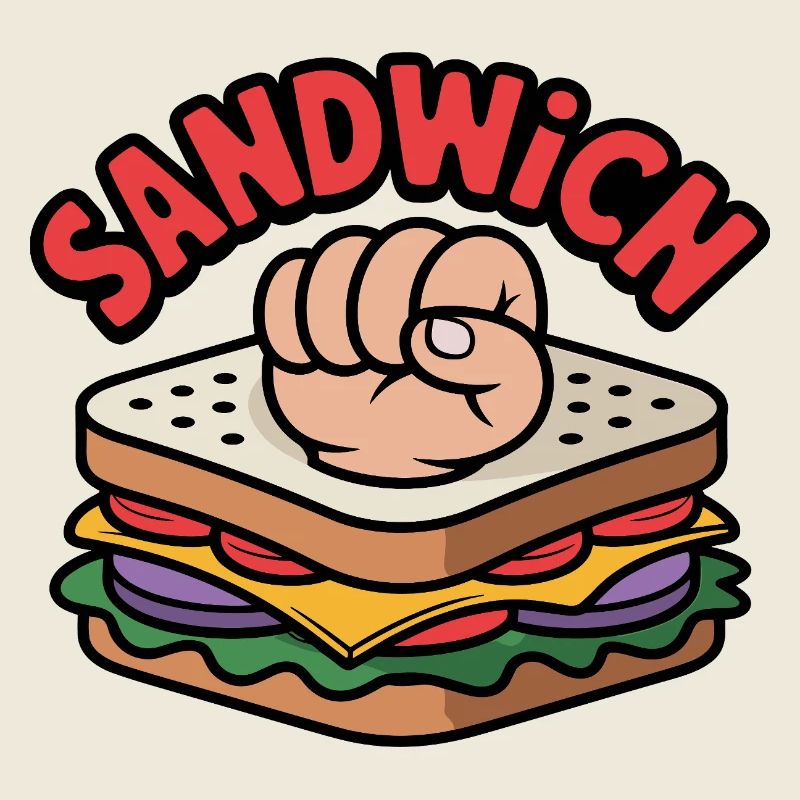 Knuckle Sandwich Drôle Cadeau Chef Combattant