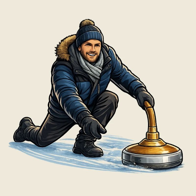 Puissance du curling d’hiver