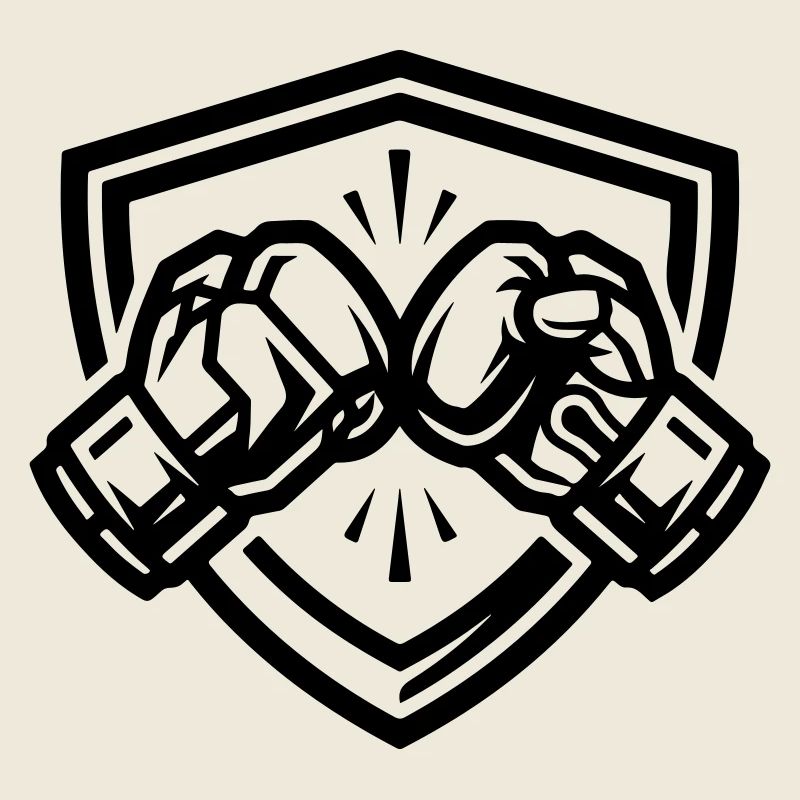 Boxhandschuhe Wappen