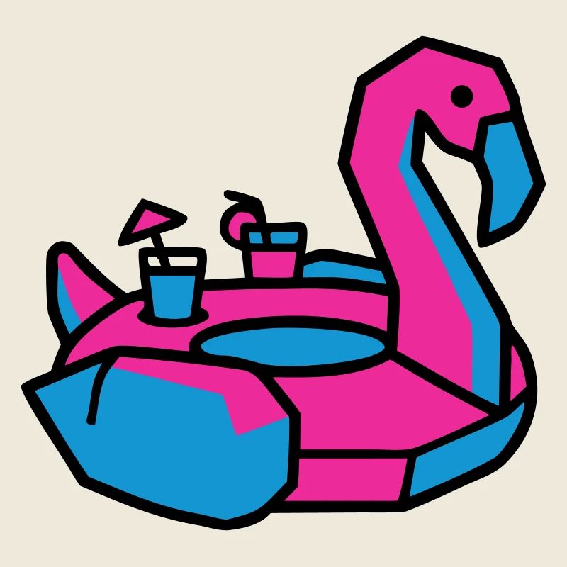 Flamingo Schwimmtier Pool Party