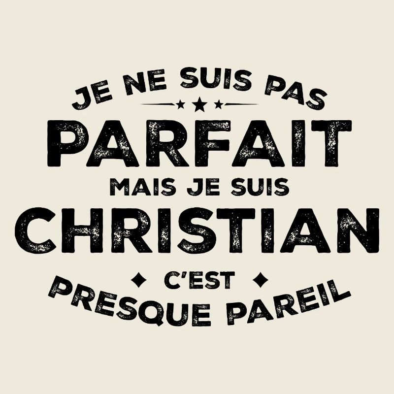 Christian Ein Name, eine Haltung Humor Chris