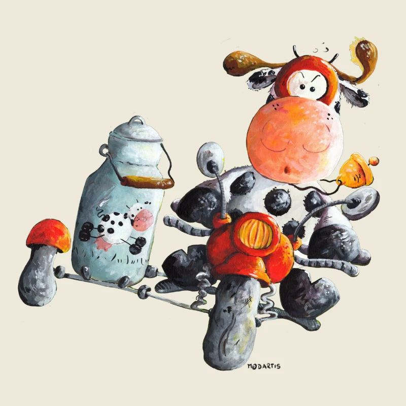 "Express Milk" - vache - moto