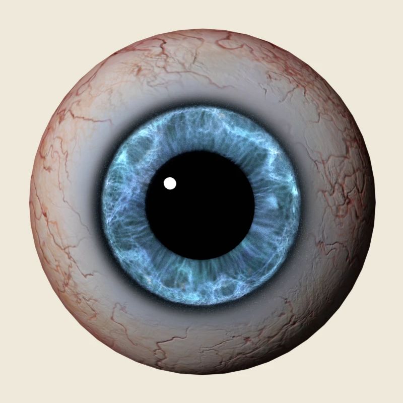 Auge Nahaufnahme Blaue Iris