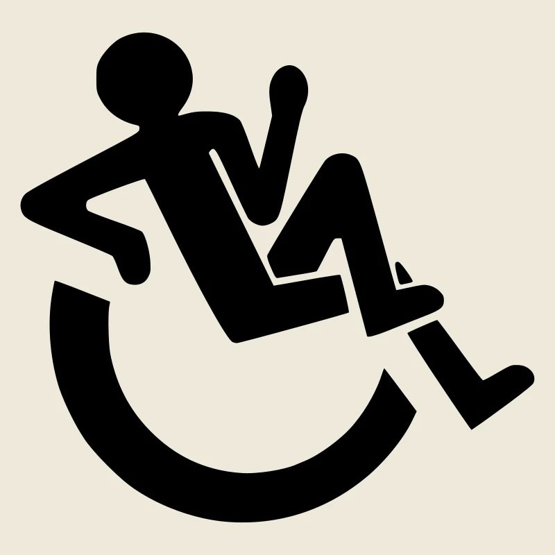 Relaxed wheelchair user, roller, disabled #