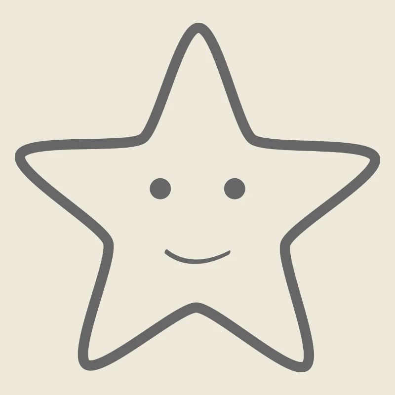étoile souriante