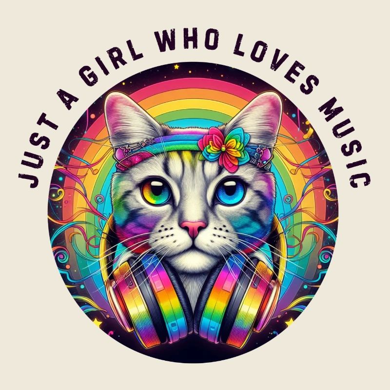 Lesbe. Einfach ein Mädchen, das Musik liebt