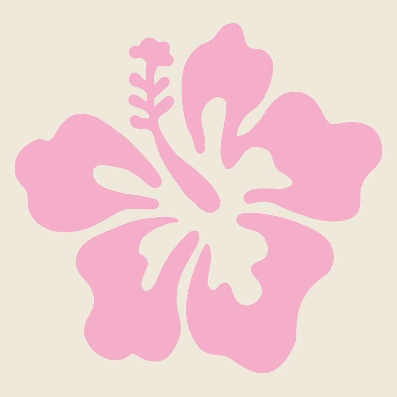 Hibiscus Flower - Light pink