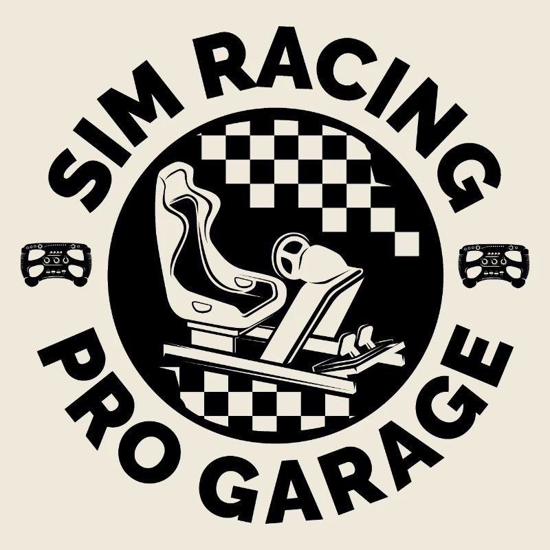 simracing pro emblem sim racer gaming Symbol Logo
