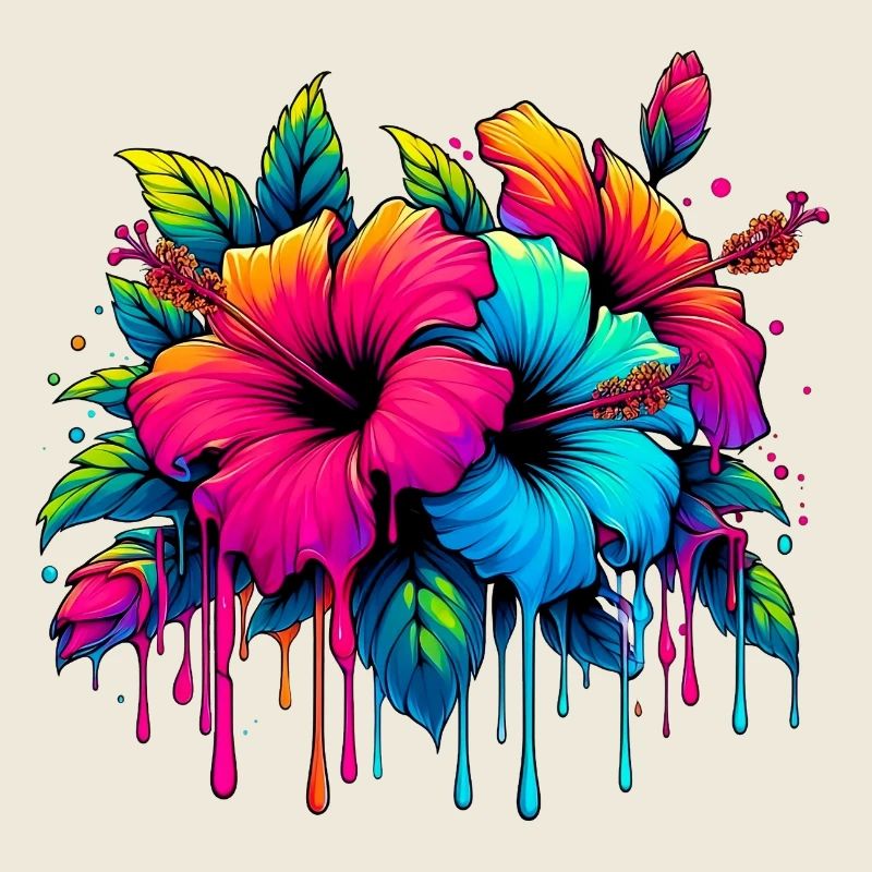 Fleurs d’hibiscus
