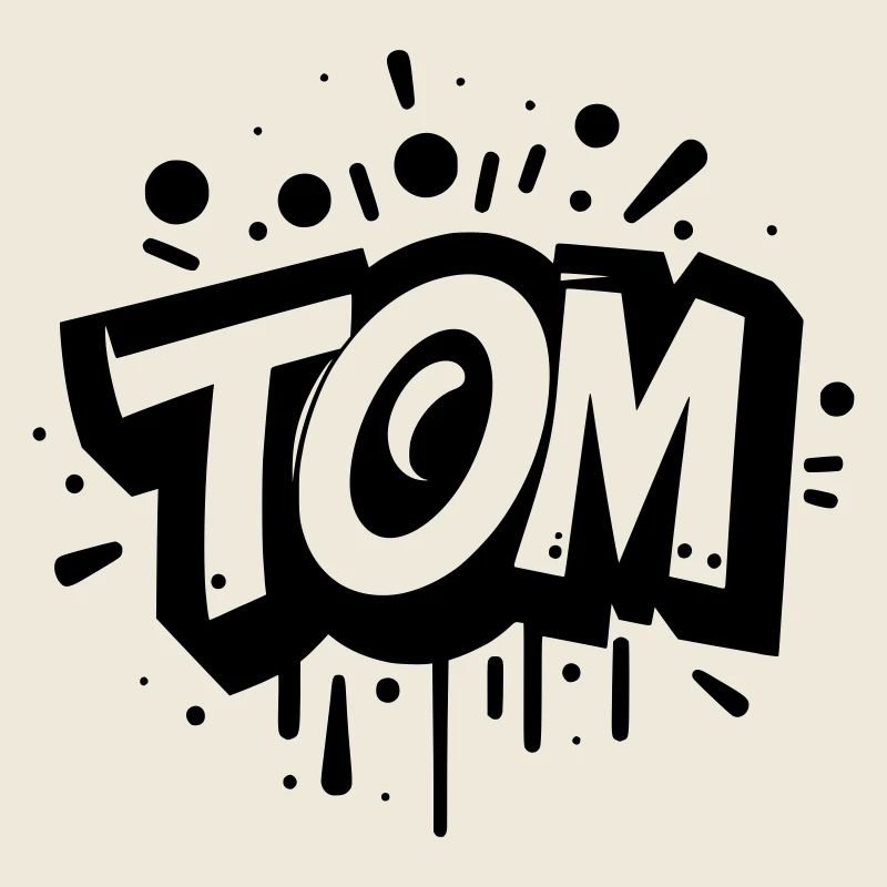 Tom Nom Prénom Graffiti