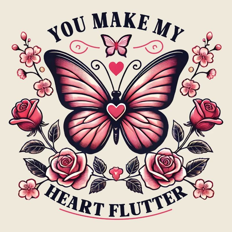 You make my heart flutter - Romantic Smash