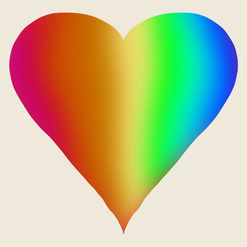 Das Regenbogenherz