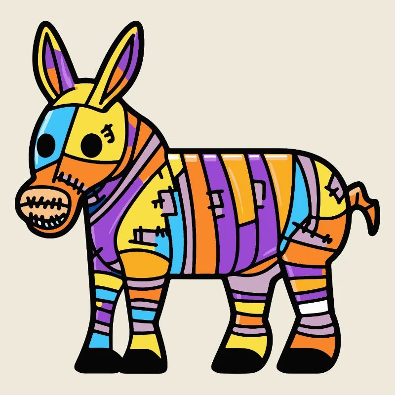 Esel Halloween Zombie