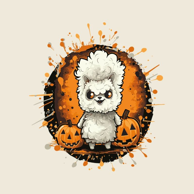 Lama Halloween Comic