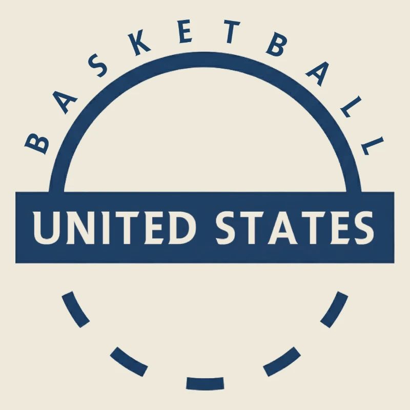 Basket-ball US Emblem Arc Logo